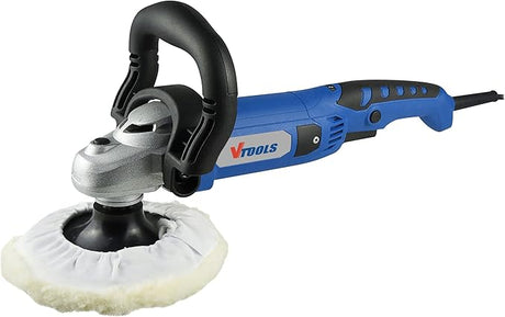 VTOOLS Corded Electric Polisher 1050W 150MM with Variable Speed And Detachable Handle - VT1109 - Al Kabayel Discount CentreVTOOLS Corded Electric Polisher 1050W 150MM with Variable Speed And Detachable Handle - VT1109Power ToolsVTOOLSAl Kabayel Discount Centre