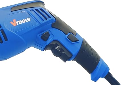 VTOOLS Electric Drill 500W Heavy Duty up to 2700RPM, 50 - 60Hz Frequency, 220 - 240V, Drilling Capacity of 10mm Steel and 20mm Wood - Al Kabayel Discount CentreVTOOLS Electric Drill 500W Heavy Duty up to 2700RPM, 50 - 60Hz Frequency, 220 - 240V, Drilling Capacity of 10mm Steel and 20mm WoodPower ToolsVTOOLSAl Kabayel Discount Centre