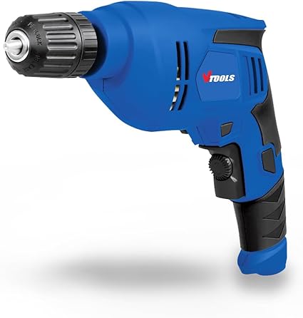 VTOOLS Electric Drill 500W Heavy Duty up to 2700RPM, 50 - 60Hz Frequency, 220 - 240V, Drilling Capacity of 10mm Steel and 20mm Wood - Al Kabayel Discount CentreVTOOLS Electric Drill 500W Heavy Duty up to 2700RPM, 50 - 60Hz Frequency, 220 - 240V, Drilling Capacity of 10mm Steel and 20mm WoodPower ToolsVTOOLSAl Kabayel Discount Centre