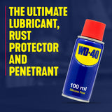WD - 40 Multi - Use 100ml Spray Aerosol Can All - Purpose Lubricant, Cleans Rust, for Home & Workshop Use - Al Kabayel Discount CentreWD - 40 Multi - Use 100ml Spray Aerosol Can All - Purpose Lubricant, Cleans Rust, for Home & Workshop UseAutomotiveWD - 41Al Kabayel Discount Centre