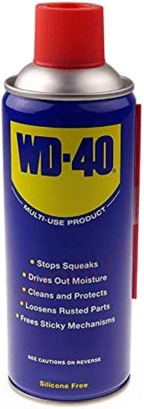 WD - 40 Multi - Use Spray Aerosol Can All - Purpose Lubricant, Cleans Rust, for Home & Workshop Use - 200ml - Al Kabayel Discount CentreWD - 40 Multi - Use Spray Aerosol Can All - Purpose Lubricant, Cleans Rust, for Home & Workshop Use - 200mlAutomotiveWD - 42Al Kabayel Discount Centre