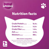 Whiskas Chicken in Gravy Can Cat Food, 400g, 1+ Years Adult Cats, Whiskas Cat Food in a Can, Complete & Balanced Nutrition - Al Kabayel Discount CentreWhiskas Chicken in Gravy Can Cat Food, 400g, 1+ Years Adult Cats, Whiskas Cat Food in a Can, Complete & Balanced NutritionPet SuppliesWHISKASAl Kabayel Discount Centre