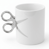White Artisan Scissors - Handle Ceramic Mug | 300ml - Al Kabayel Discount CentreWhite Artisan Scissors - Handle Ceramic Mug | 300mlMugsAKDCAl Kabayel Discount Centre