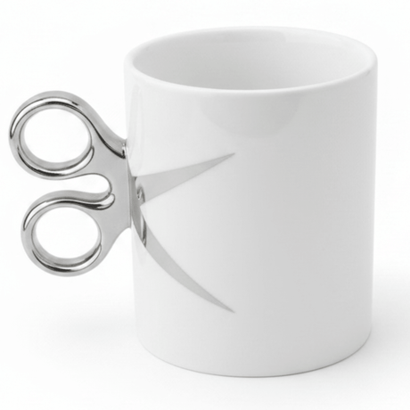 White Artisan Scissors - Handle Ceramic Mug | 300ml - Al Kabayel Discount CentreWhite Artisan Scissors - Handle Ceramic Mug | 300mlMugsAKDCAl Kabayel Discount Centre