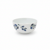 Henlee White & Blue Melamine Soup Bowl - 3.5 Inch