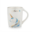 White & Blue with Gold Rim Unicorn Ceramic Mug - 400ml - Al Kabayel Discount CentreWhite & Blue with Gold Rim Unicorn Ceramic Mug - 400mlMugsAKDCAl Kabayel Discount Centre