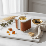 White & Brown Chalk Incense Burner | Square Mabkhara | 10×10 cm - Al Kabayel Discount CentreWhite & Brown Chalk Incense Burner | Square Mabkhara | 10×10 cmIncense burnerAKDCAl Kabayel Discount Centre