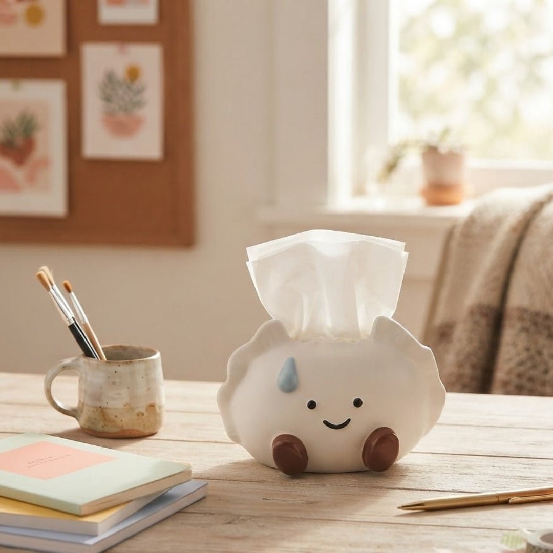White & Brown Smiling Cloud Ceramic Napkin Holder – 23×15 cm - Al Kabayel Discount CentreWhite & Brown Smiling Cloud Ceramic Napkin Holder – 23×15 cmNapkin Holders & Tissue BoxAKDCAl Kabayel Discount Centre