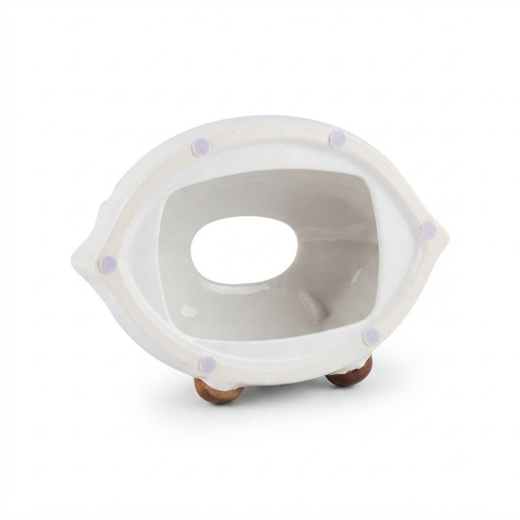 White & Brown Smiling Cloud Ceramic Napkin Holder – 23×15 cm - Al Kabayel Discount CentreWhite & Brown Smiling Cloud Ceramic Napkin Holder – 23×15 cmNapkin Holders & Tissue BoxAKDCAl Kabayel Discount Centre