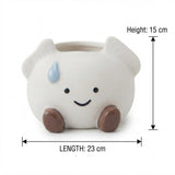 White & Brown Smiling Cloud Ceramic Napkin Holder – 23×15 cm - Al Kabayel Discount CentreWhite & Brown Smiling Cloud Ceramic Napkin Holder – 23×15 cmNapkin Holders & Tissue BoxAKDCAl Kabayel Discount Centre