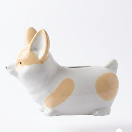White & Caramel Corgi Dog Ceramic Napkin Holder – 23 × 12 cm - Al Kabayel Discount CentreWhite & Caramel Corgi Dog Ceramic Napkin Holder – 23 × 12 cmNapkin Holders & Tissue BoxAKDCAl Kabayel Discount Centre