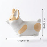 White & Caramel Corgi Dog Ceramic Napkin Holder – 23 × 12 cm - Al Kabayel Discount CentreWhite & Caramel Corgi Dog Ceramic Napkin Holder – 23 × 12 cmNapkin Holders & Tissue BoxAKDCAl Kabayel Discount Centre