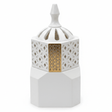 White Ceramic Arabic Incense Burner – Geometric Lattice Mabkhara | 14cm - Al Kabayel Discount CentreWhite Ceramic Arabic Incense Burner – Geometric Lattice Mabkhara | 14cmIncense BurnerAKDCAl Kabayel Discount Centre