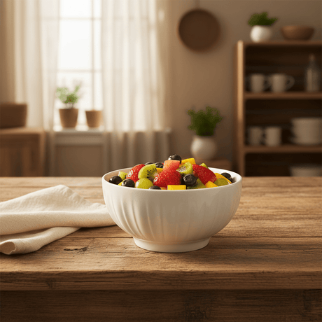 White Ceramic Bowl - 6 Inch - Al Kabayel Discount CentreWhite Ceramic Bowl - 6 InchBowlsAKDCAl Kabayel Discount Centre