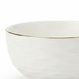 White Ceramic Bowl with Gold Rim - 4.5 Inch - Al Kabayel Discount CentreWhite Ceramic Bowl with Gold Rim - 4.5 InchBowlsAKDCAl Kabayel Discount Centre