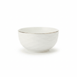 White Ceramic Bowl with Gold Rim - 4.5 Inch - Al Kabayel Discount CentreWhite Ceramic Bowl with Gold Rim - 4.5 InchBowlsAKDCAl Kabayel Discount Centre