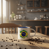 White Ceramic Coffee Mug 350ml with Brazil Flag & Neymar Jr Design - Al Kabayel Discount CentreWhite Ceramic Coffee Mug 350ml with Brazil Flag & Neymar Jr DesignMugsAKDCAl Kabayel Discount Centre