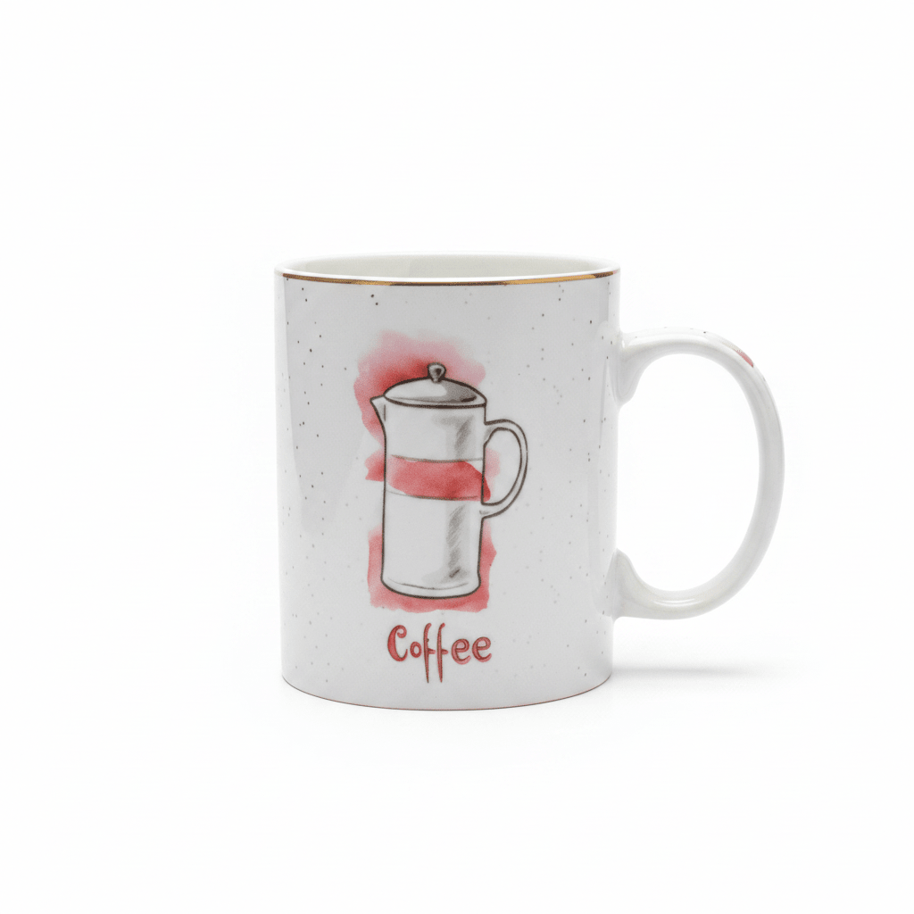 White Ceramic Coffee Mug - 350ml - Al Kabayel Discount CentreWhite Ceramic Coffee Mug - 350mlMugsAKDCAl Kabayel Discount Centre