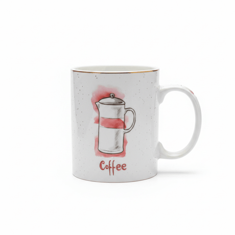 White Ceramic Coffee Mug - 350ml - Al Kabayel Discount CentreWhite Ceramic Coffee Mug - 350mlMugsAKDCAl Kabayel Discount Centre
