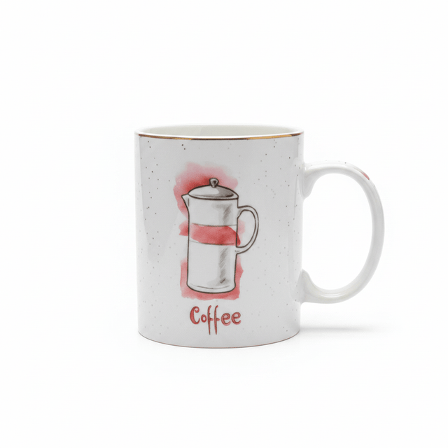 White Ceramic Coffee Mug - 350ml - Al Kabayel Discount CentreWhite Ceramic Coffee Mug - 350mlMugsAKDCAl Kabayel Discount Centre