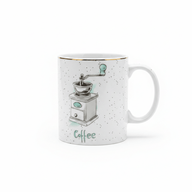 White Ceramic Coffee Mug 350ml - Al Kabayel Discount CentreWhite Ceramic Coffee Mug 350mlMugsAKDCAl Kabayel Discount Centre