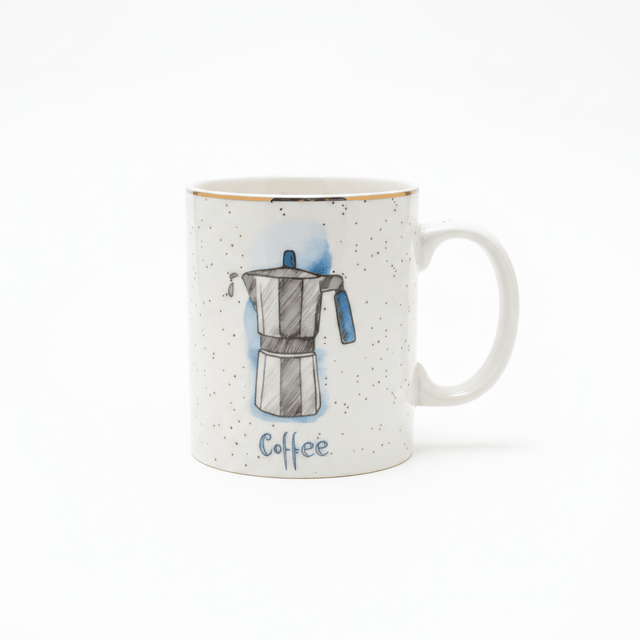 White Ceramic Coffee Mug - 350ml - Al Kabayel Discount CentreWhite Ceramic Coffee Mug - 350mlMugsAKDCAl Kabayel Discount Centre
