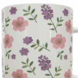 White Ceramic Floral Mug 350ml - Al Kabayel Discount CentreWhite Ceramic Floral Mug 350mlMugsAKDCAl Kabayel Discount Centre