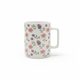 White Ceramic Floral Mug 350ml - Al Kabayel Discount CentreWhite Ceramic Floral Mug 350mlMugsAKDCAl Kabayel Discount Centre