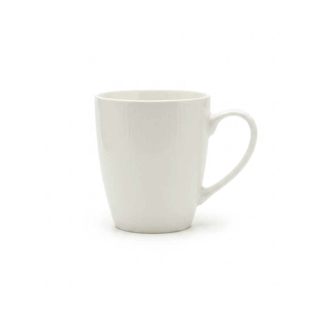 White Ceramic Mug - 300ml - Al Kabayel Discount CentreWhite Ceramic Mug - 300mlMugsAKDCAl Kabayel Discount Centre