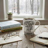 White Ceramic Mug With Black Tree Print – 400ml - Al Kabayel Discount CentreWhite Ceramic Mug With Black Tree Print – 400mlMugsAKDCAl Kabayel Discount Centre