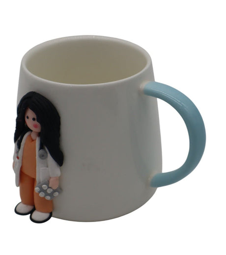 White Ceramic Mug With Creative Doctor - Themed Artwork – 200ml For Everyday Use - Al Kabayel Discount CentreWhite Ceramic Mug With Creative Doctor - Themed Artwork – 200ml For Everyday UseMugsAKDCAl Kabayel Discount Centre