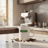 White Ceramic Mug with Green R11 Design | 350ml Premium Coffee Mug - Al Kabayel Discount CentreWhite Ceramic Mug with Green R11 Design | 350ml Premium Coffee MugMugsAKDCAl Kabayel Discount Centre