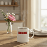 White Ceramic Mug with Red R11 Signature Design | 350ml Premium Coffee & Tea Mug - Al Kabayel Discount CentreWhite Ceramic Mug with Red R11 Signature Design | 350ml Premium Coffee & Tea MugMugsAKDCAl Kabayel Discount Centre