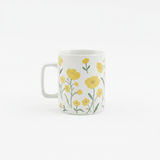 White Ceramic Mug with Yellow Wildflower Print - 350ml - Al Kabayel Discount CentreWhite Ceramic Mug with Yellow Wildflower Print - 350mlMugsAKDCAl Kabayel Discount Centre