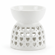 White Ceramic Oil Burner with Heart Cutout Design - 10×7 cm - Al Kabayel Discount CentreWhite Ceramic Oil Burner with Heart Cutout Design - 10×7 cmHome Décor AccentsAKDCAl Kabayel Discount Centre