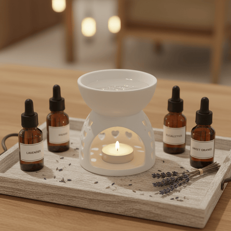 White Ceramic Oil Burner with Heart Cutout Design - 10×7 cm - Al Kabayel Discount CentreWhite Ceramic Oil Burner with Heart Cutout Design - 10×7 cmHome Décor AccentsAKDCAl Kabayel Discount Centre