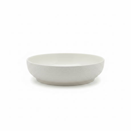 White Ceramic Serving Bowl - 22cm - Al Kabayel Discount CentreWhite Ceramic Serving Bowl - 22cmBowlsAKDCAl Kabayel Discount Centre