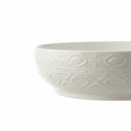 White Ceramic Serving Bowl - 22cm - Al Kabayel Discount CentreWhite Ceramic Serving Bowl - 22cmBowlsAKDCAl Kabayel Discount Centre