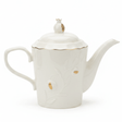 White Ceramic Teapot with Sophisticated Gold Detailing and Lid – Elegant Tea Serving Pot (17 cm) - Al Kabayel Discount CentreWhite Ceramic Teapot with Sophisticated Gold Detailing and Lid – Elegant Tea Serving Pot (17 cm)Tea/Coffee PotsAKDCAl Kabayel Discount Centre