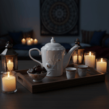White Ceramic Teapot with Sophisticated Gold Detailing and Lid – Elegant Tea Serving Pot (17 cm) - Al Kabayel Discount CentreWhite Ceramic Teapot with Sophisticated Gold Detailing and Lid – Elegant Tea Serving Pot (17 cm)Tea/Coffee PotsAKDCAl Kabayel Discount Centre