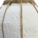 White Chalk Flower Vase with Jute Rope Detail - 30cm - Al Kabayel Discount CentreWhite Chalk Flower Vase with Jute Rope Detail - 30cmFlower VaseAKDCAl Kabayel Discount Centre