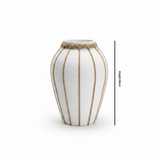 White Chalk Flower Vase with Jute Rope Detail – 35cm - Al Kabayel Discount CentreWhite Chalk Flower Vase with Jute Rope Detail – 35cmFlower VaseAKDCAl Kabayel Discount Centre
