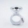 White Chalk & Glass Incense Burner With Ring Base – 12×7 cm - Al Kabayel Discount CentreWhite Chalk & Glass Incense Burner With Ring Base – 12×7 cmIncense BurnersAKDCAl Kabayel Discount Centre