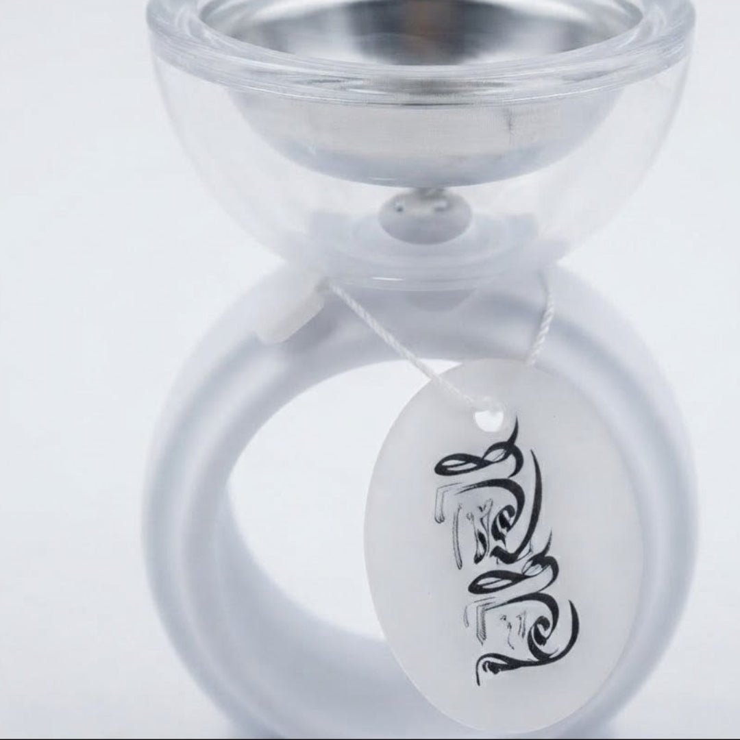 White Chalk & Glass Incense Burner With Ring Base – 12×7 cm - Al Kabayel Discount CentreWhite Chalk & Glass Incense Burner With Ring Base – 12×7 cmIncense BurnersAKDCAl Kabayel Discount Centre