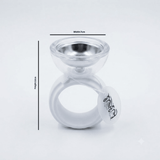 White Chalk & Glass Incense Burner With Ring Base – 12×7 cm - Al Kabayel Discount CentreWhite Chalk & Glass Incense Burner With Ring Base – 12×7 cmIncense BurnersAKDCAl Kabayel Discount Centre