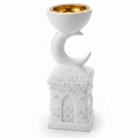 White Chalk Incense Burner 22cm | Mosque & Crescent Mabkhara | Arabian Home Décor - Al Kabayel Discount CentreWhite Chalk Incense Burner 22cm | Mosque & Crescent Mabkhara | Arabian Home DécorIncense BurnerAKDCAl Kabayel Discount Centre