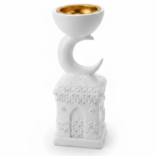 White Chalk Incense Burner 22cm | Mosque & Crescent Mabkhara | Arabian Home Décor - Al Kabayel Discount CentreWhite Chalk Incense Burner 22cm | Mosque & Crescent Mabkhara | Arabian Home DécorIncense BurnerAKDCAl Kabayel Discount Centre