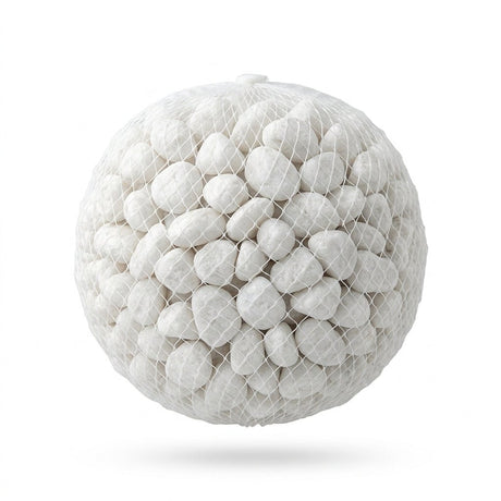 White Decorative Pebble Stones – 80g - Al Kabayel Discount CentreWhite Decorative Pebble Stones – 80gStonesAKDCAl Kabayel Discount Centre