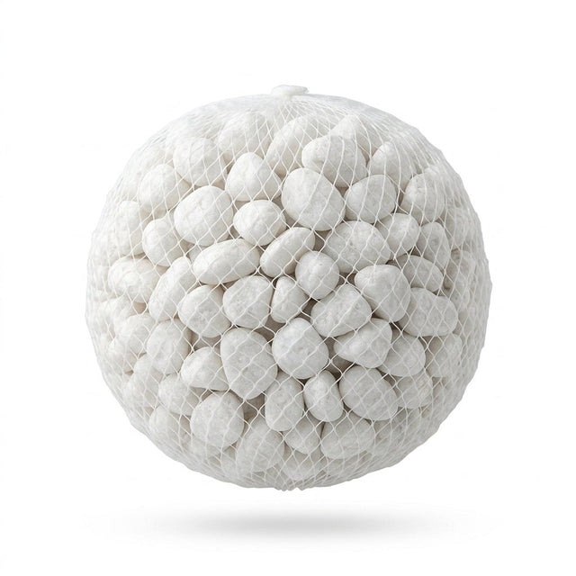 White Decorative Pebble Stones – 80g - Al Kabayel Discount CentreWhite Decorative Pebble Stones – 80gStonesAKDCAl Kabayel Discount Centre