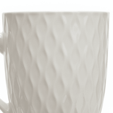 White Diamond Quilted Ceramic Mug – 300ml - Al Kabayel Discount CentreWhite Diamond Quilted Ceramic Mug – 300mlMugsAKDCAl Kabayel Discount Centre
